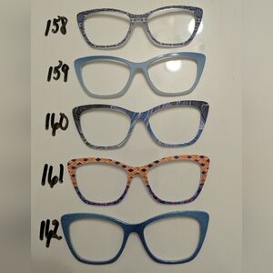 Elegant Blue and Orange Women's Glasses